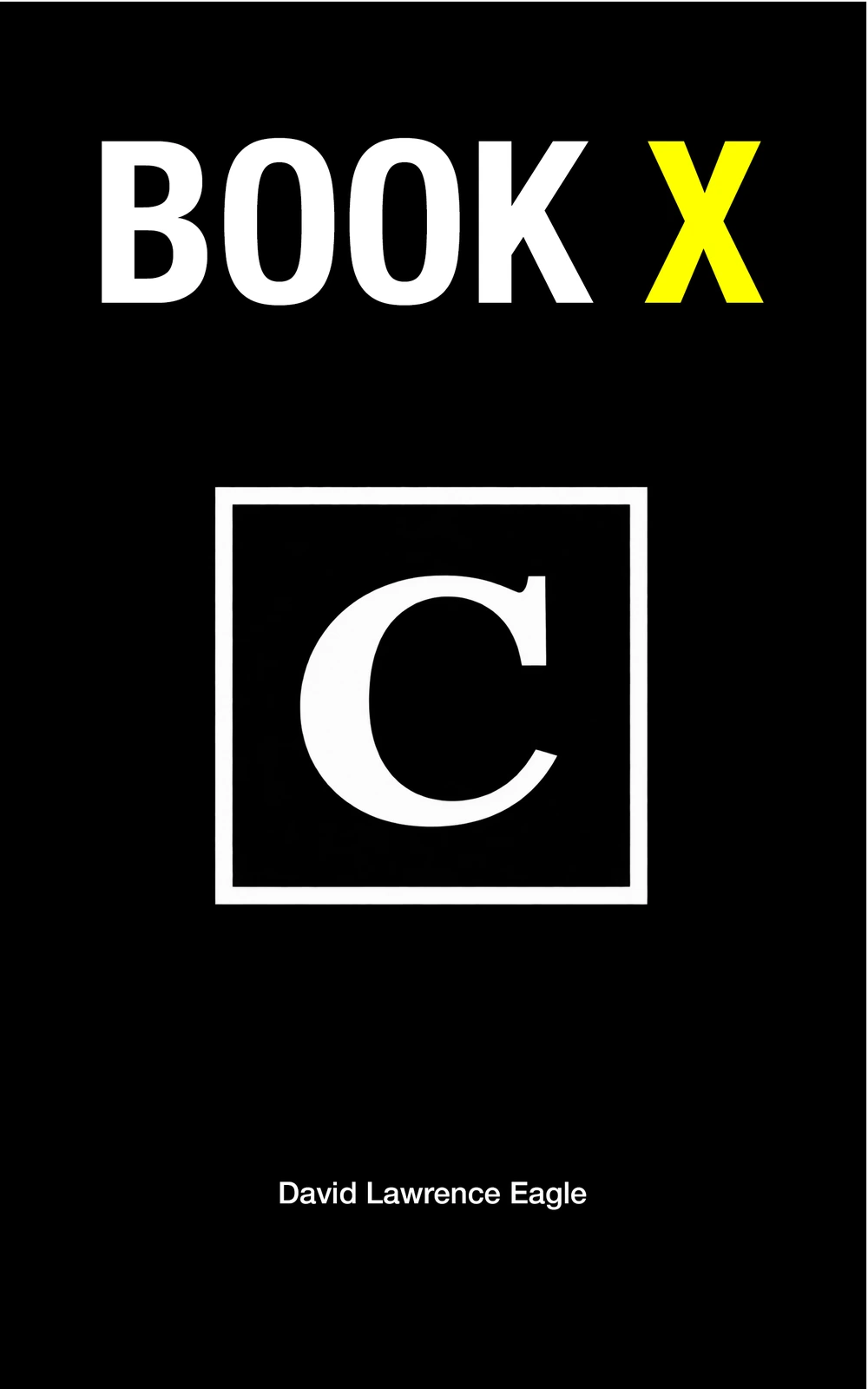 BOOK X book cover