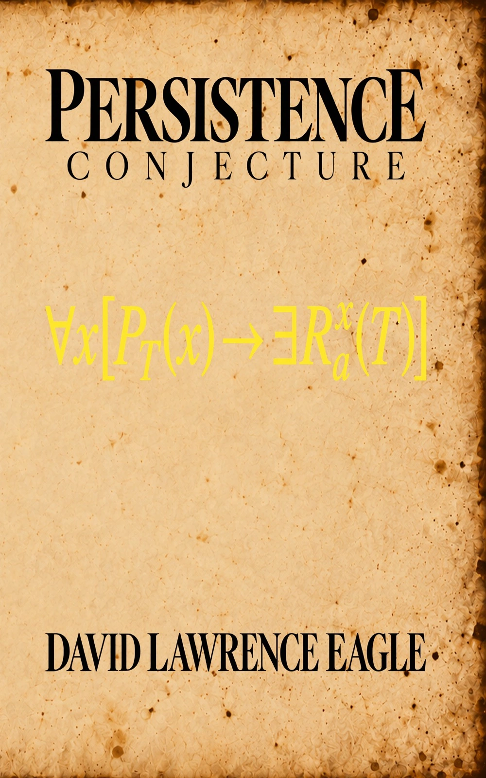 PERSISTENCE CONJECTURE book cover
